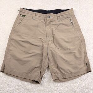 Howler Bros Horizon Hybrid Shorts Mens 33 Tan Khaki Ripstop Fishing Outdoor